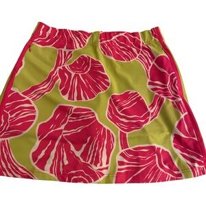 Gretchen Scott  Pink and Green Women's Skort - M green pink.  Polyester spandex